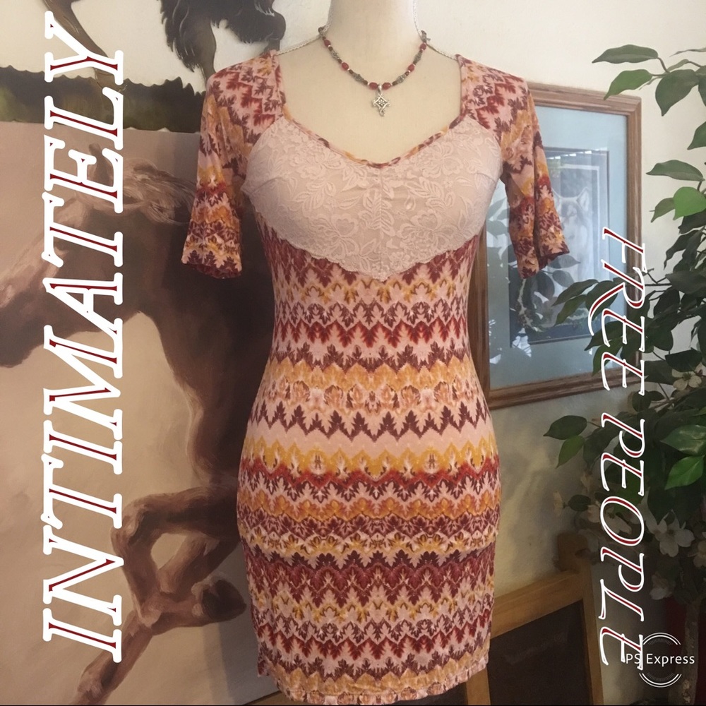 Intimately Free People stretch lace bodycon dress